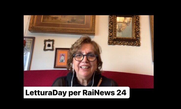 Patrizia Rinaldi nel video per Lettura Day